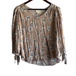 Everly Light Pink Floral Top